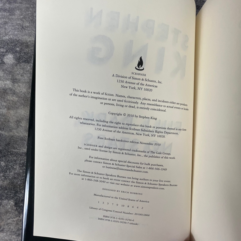 Full Dark No Stars Stephen King Hardcover Book Novella Collection - Picture 5 of 5